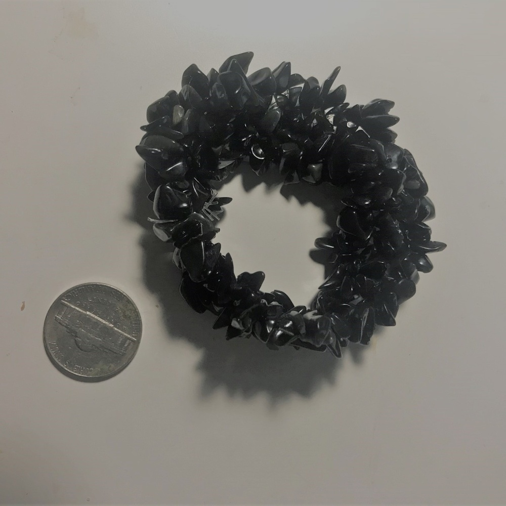 Stretchy Onyx Bracelet